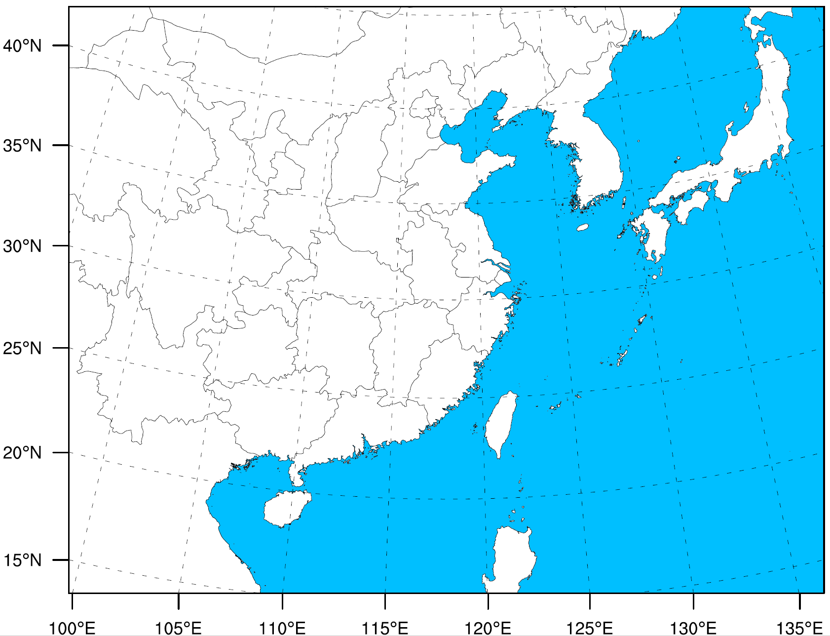WRF domain d01
